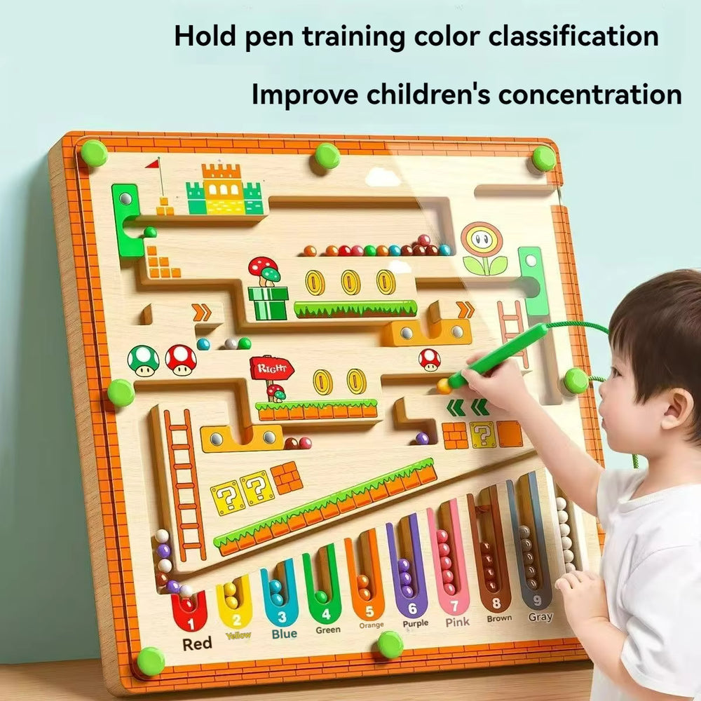 Magnetic Maze Walking Ball Education Puzzle Toy