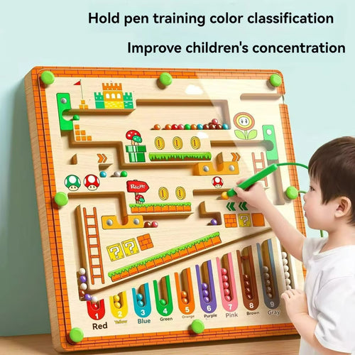Magnetic Maze Walking Ball Education Puzzle Toy