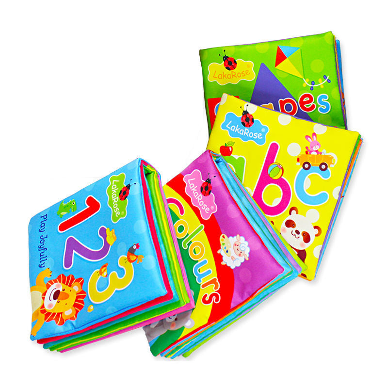 Set of 4 Baby Cloth Books