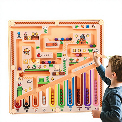 Montessori Magnetic Maze Board
